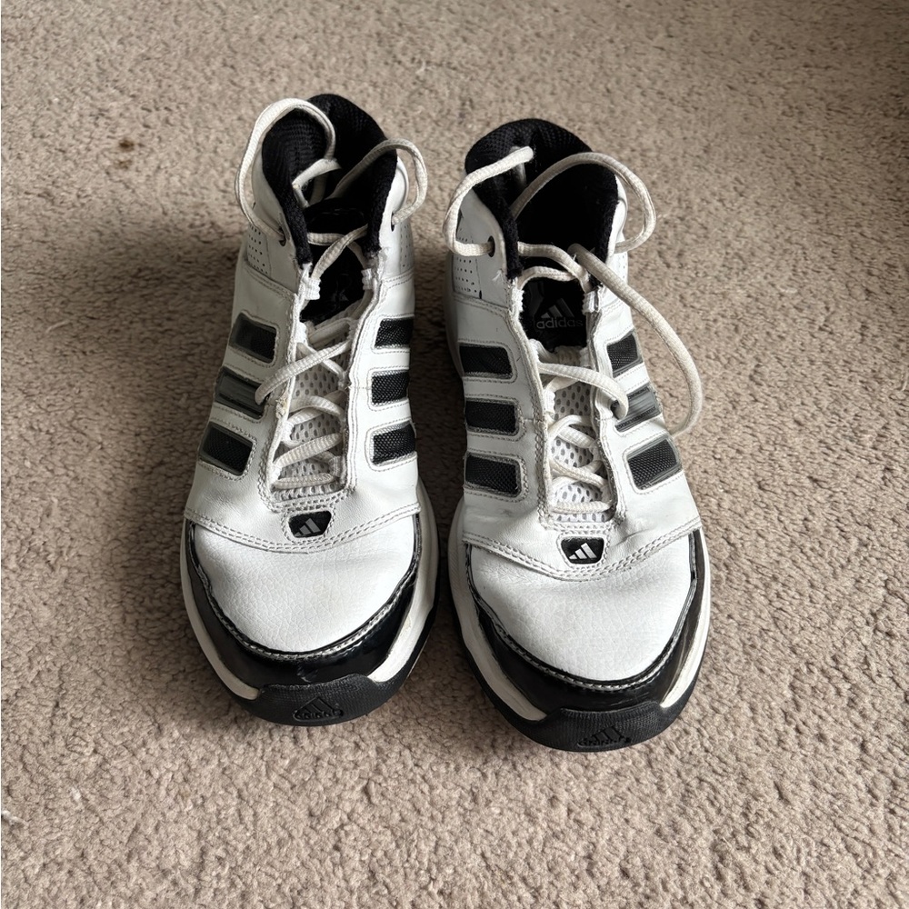 Adidas White and Black Athletic Shoes